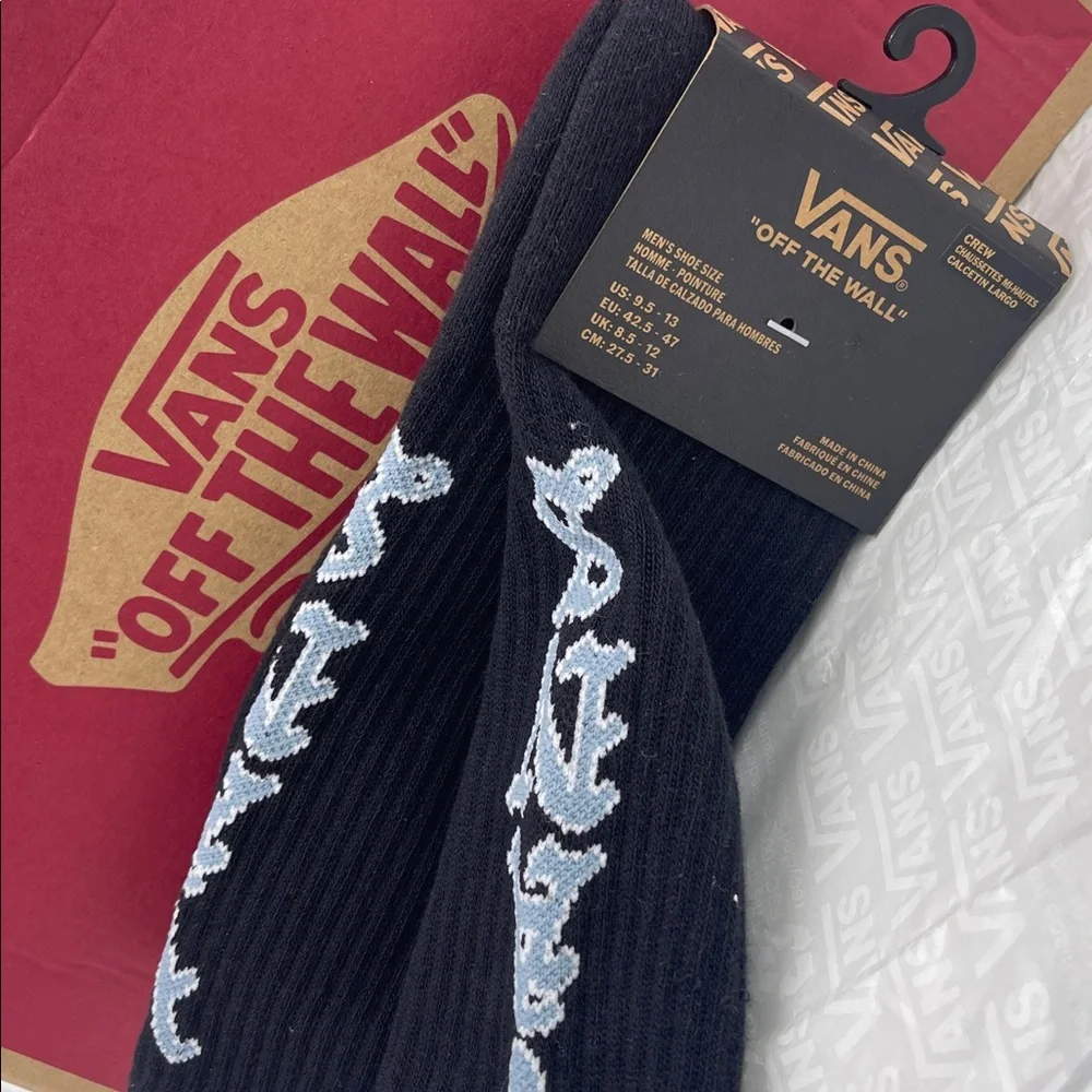 Vans Road Stop Crew Socks (1 pair) Style VN000NCHBLK